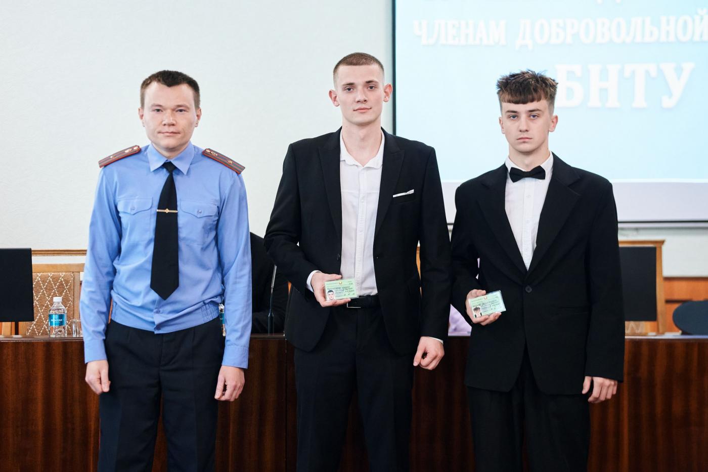 Ряды добровольной дружины БНТУ пополнили более 30 студентов